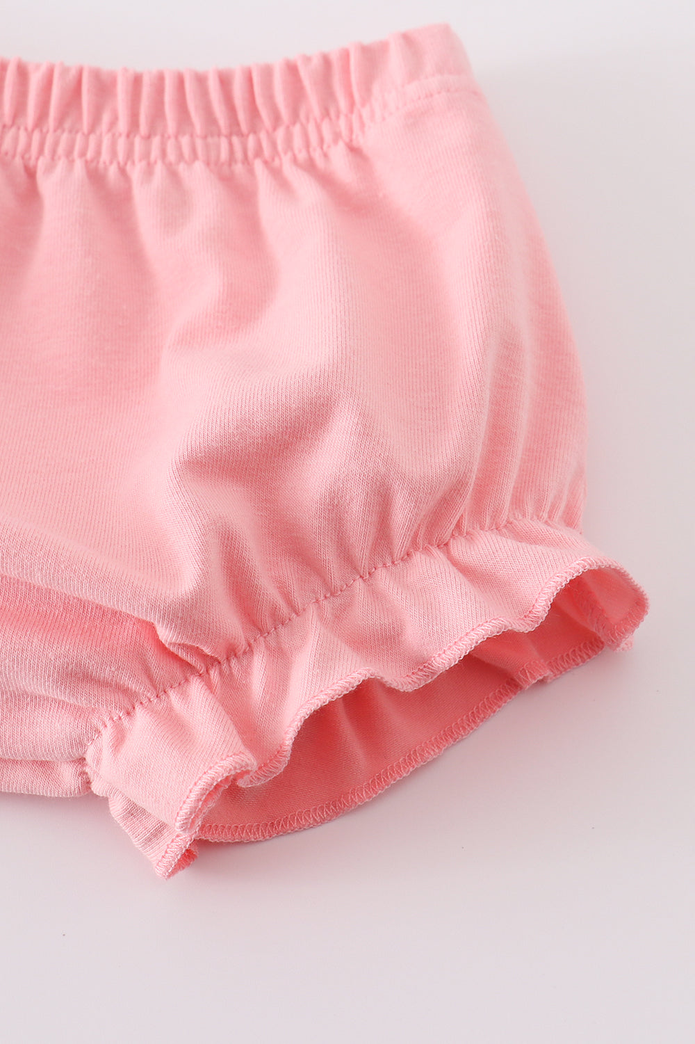 Pink stripe animal embroidery smocked bloomer set - Giggles with Grace