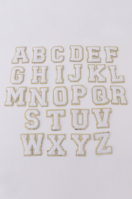 White letters "A-Z" stickers - Giggles with Grace