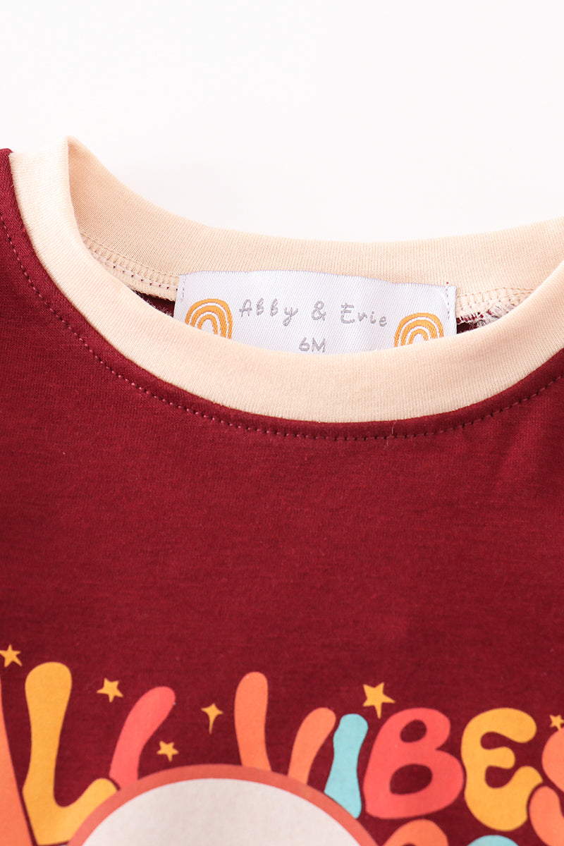 Autumn smile boy romper - Giggles with Grace