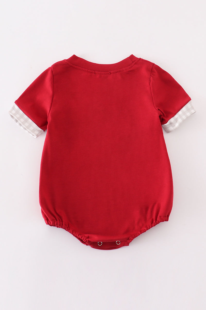 Alabama embroidery boy bubble - Giggles with Grace