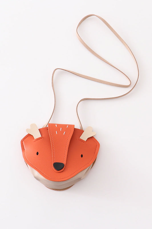 Orange deer bag - Giggles with Grace