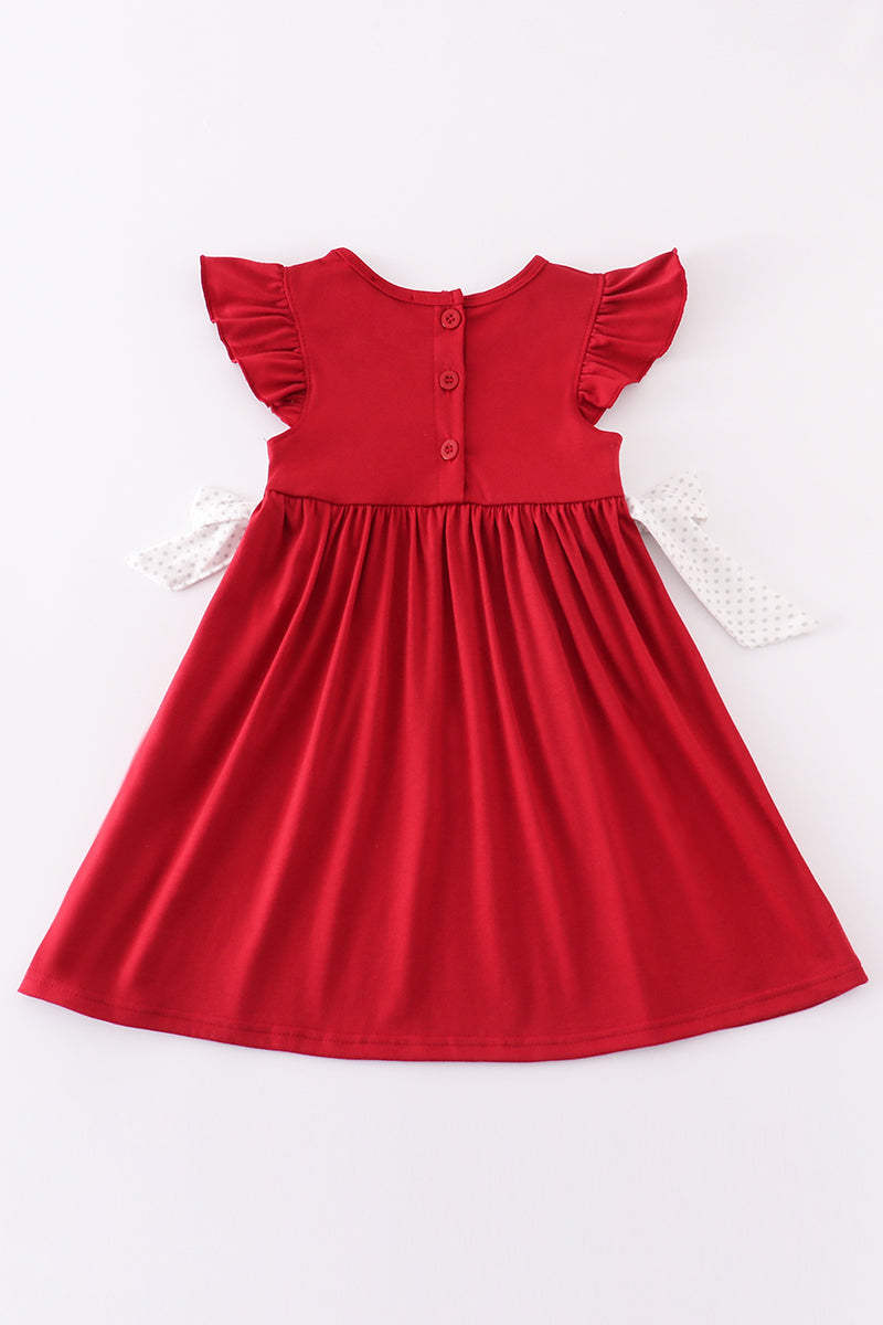 [MISSPELL Gamecocks] Gamecocks embroidery girl dress - Giggles with Grace