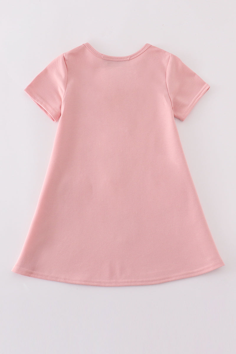 Teal slipper sequin mom&me dress - Giggles with Grace