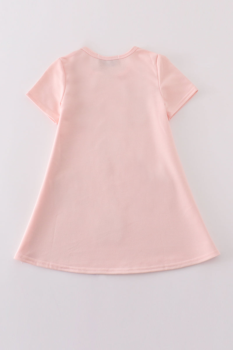 Pink slipper sequin mom&me dress - Giggles with Grace