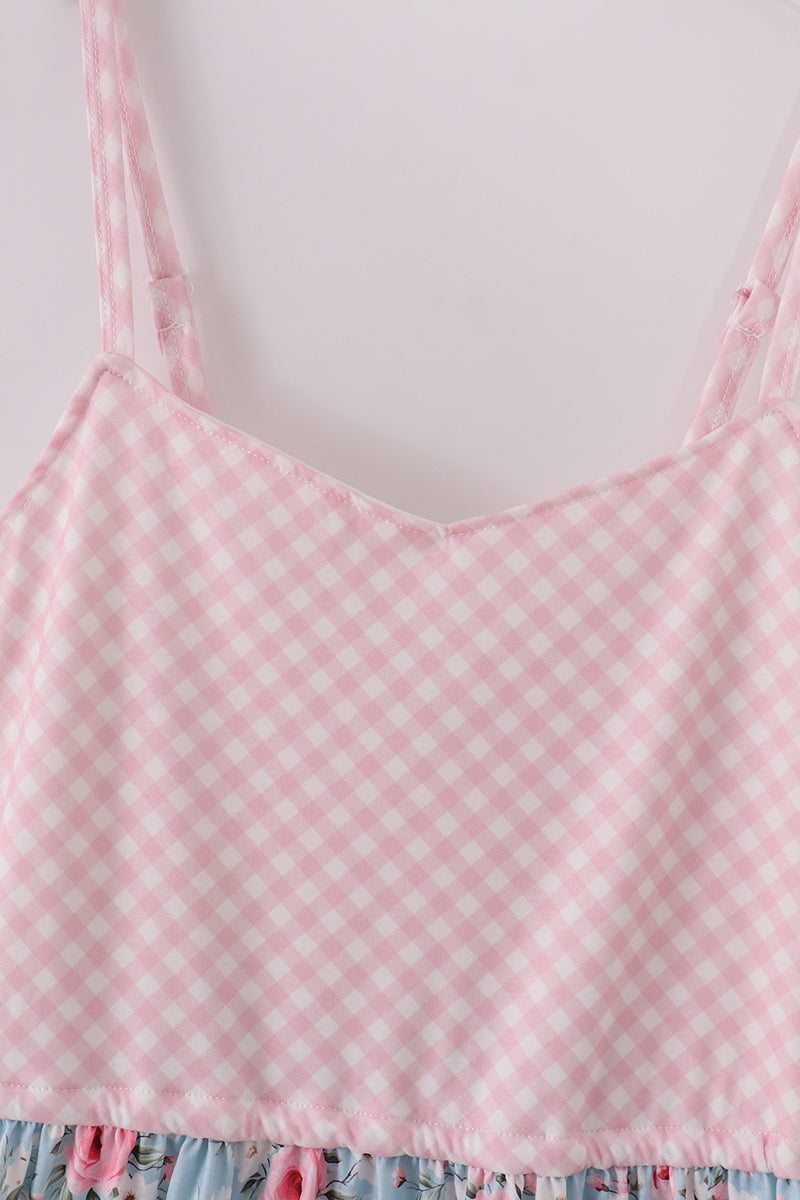 Petal perfection print mom dress - Giggles with Grace