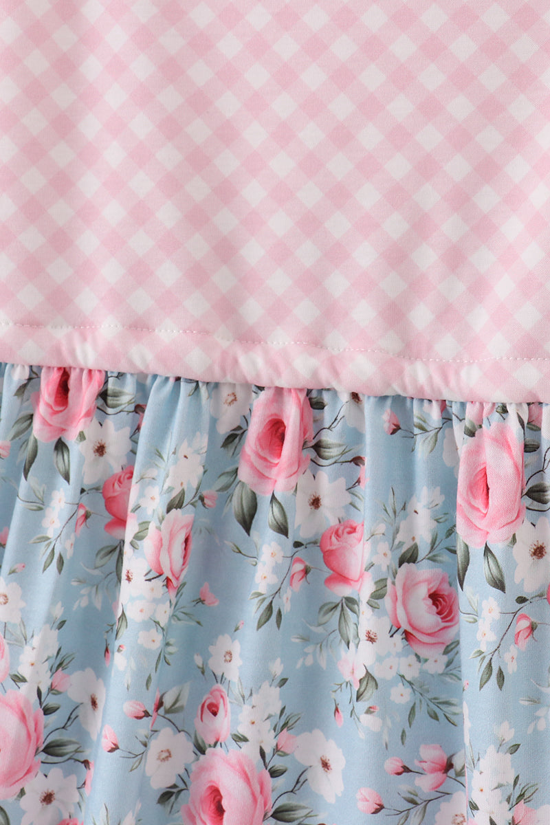 Petal perfection print mom dress - Giggles with Grace