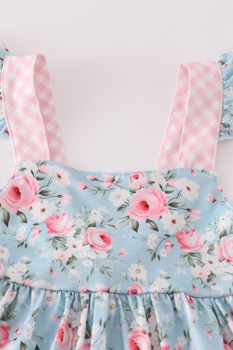 Petal perfection print girl set - Giggles with Grace