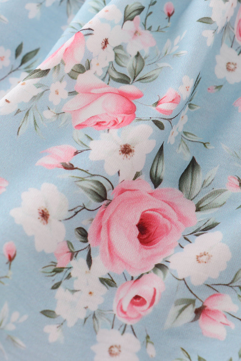 Petal perfection print girl set - Giggles with Grace