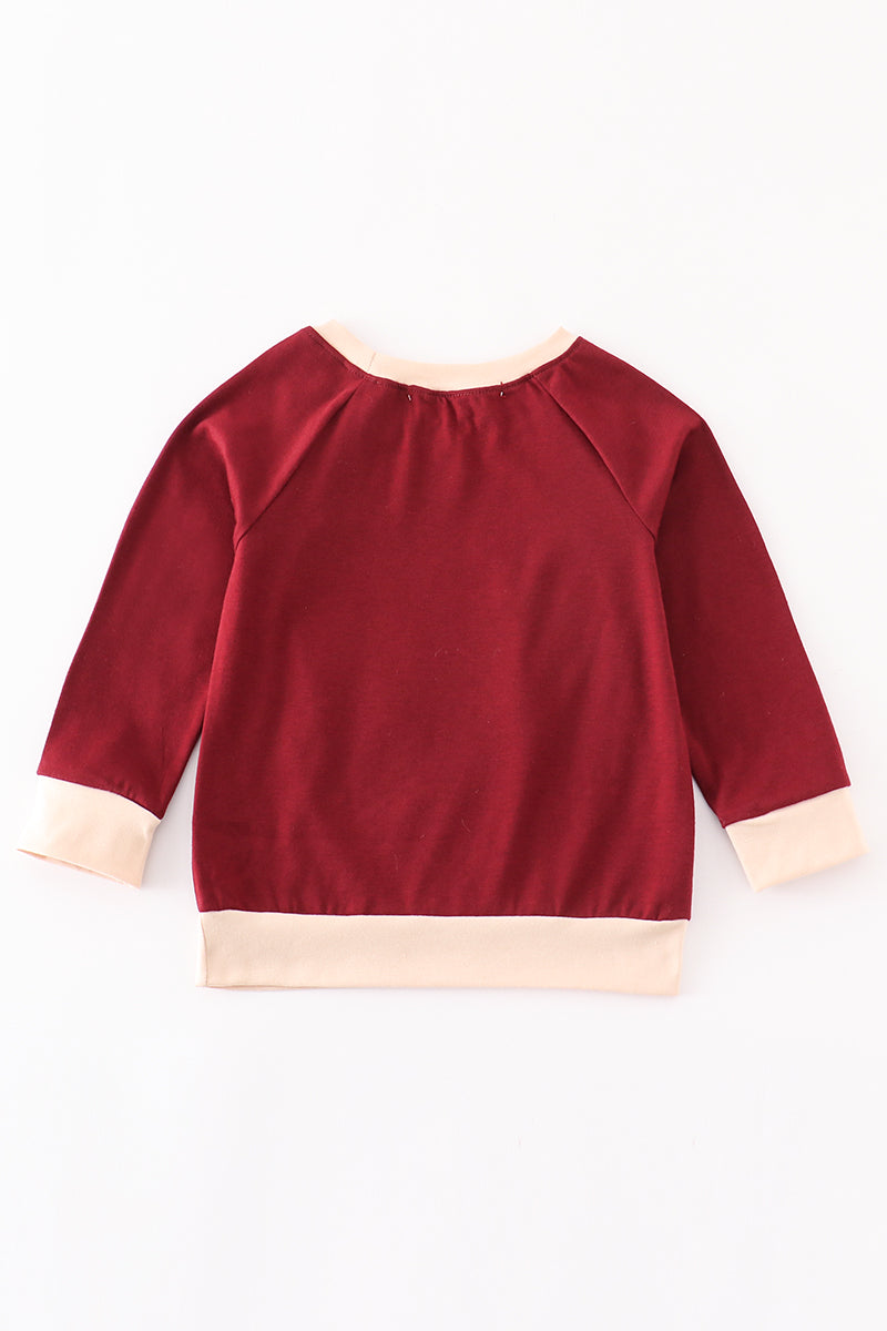 Autumn smile boy top - Giggles with Grace