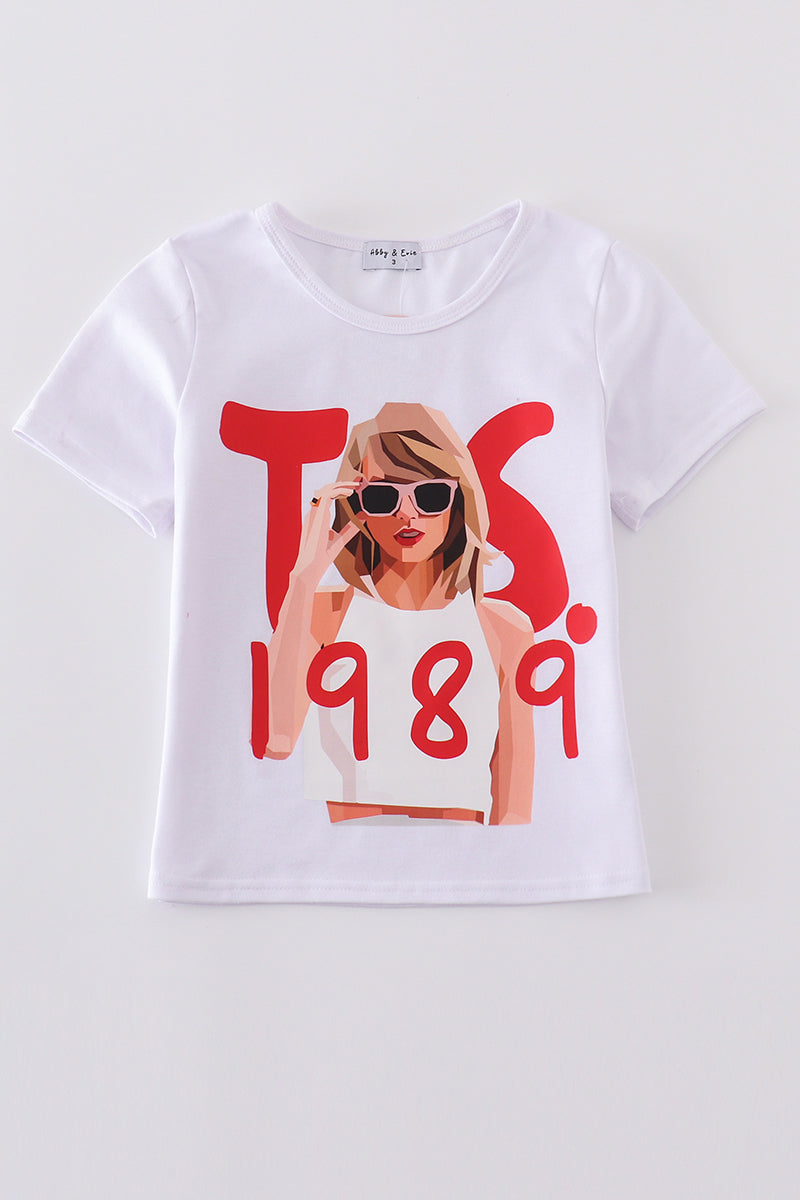 White music fan print mom&me top - Giggles with Grace