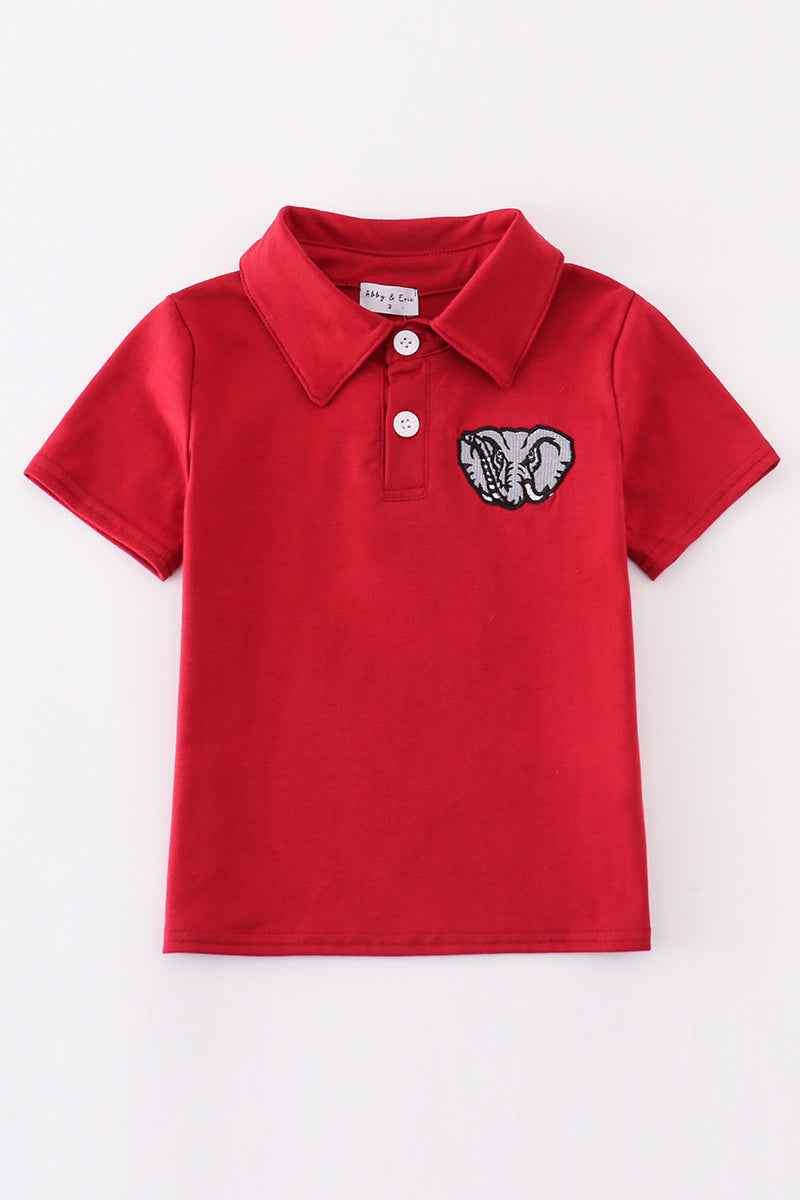 Alabama embroidery boy shirt - Giggles with Grace