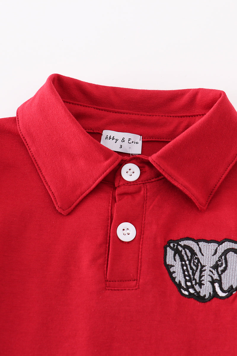 Alabama embroidery boy shirt - Giggles with Grace