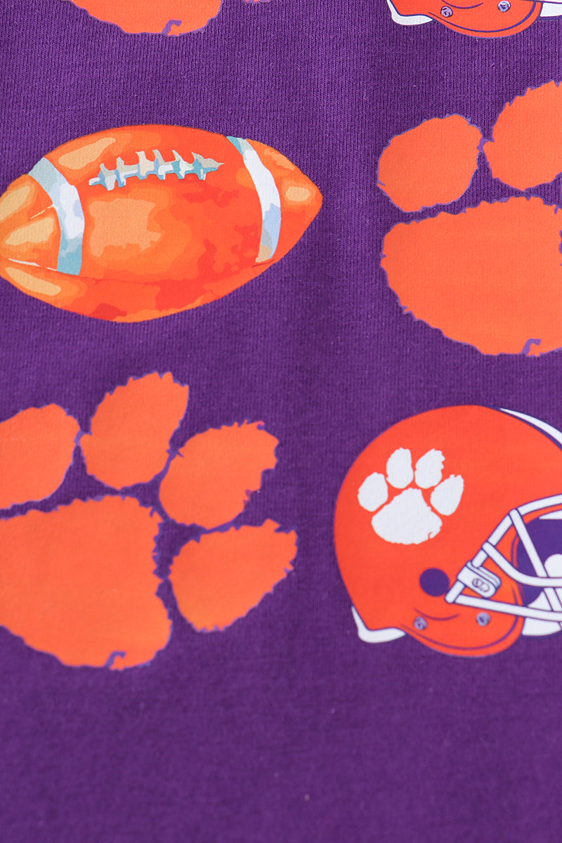 Clemson football boy top - Giggles with Grace