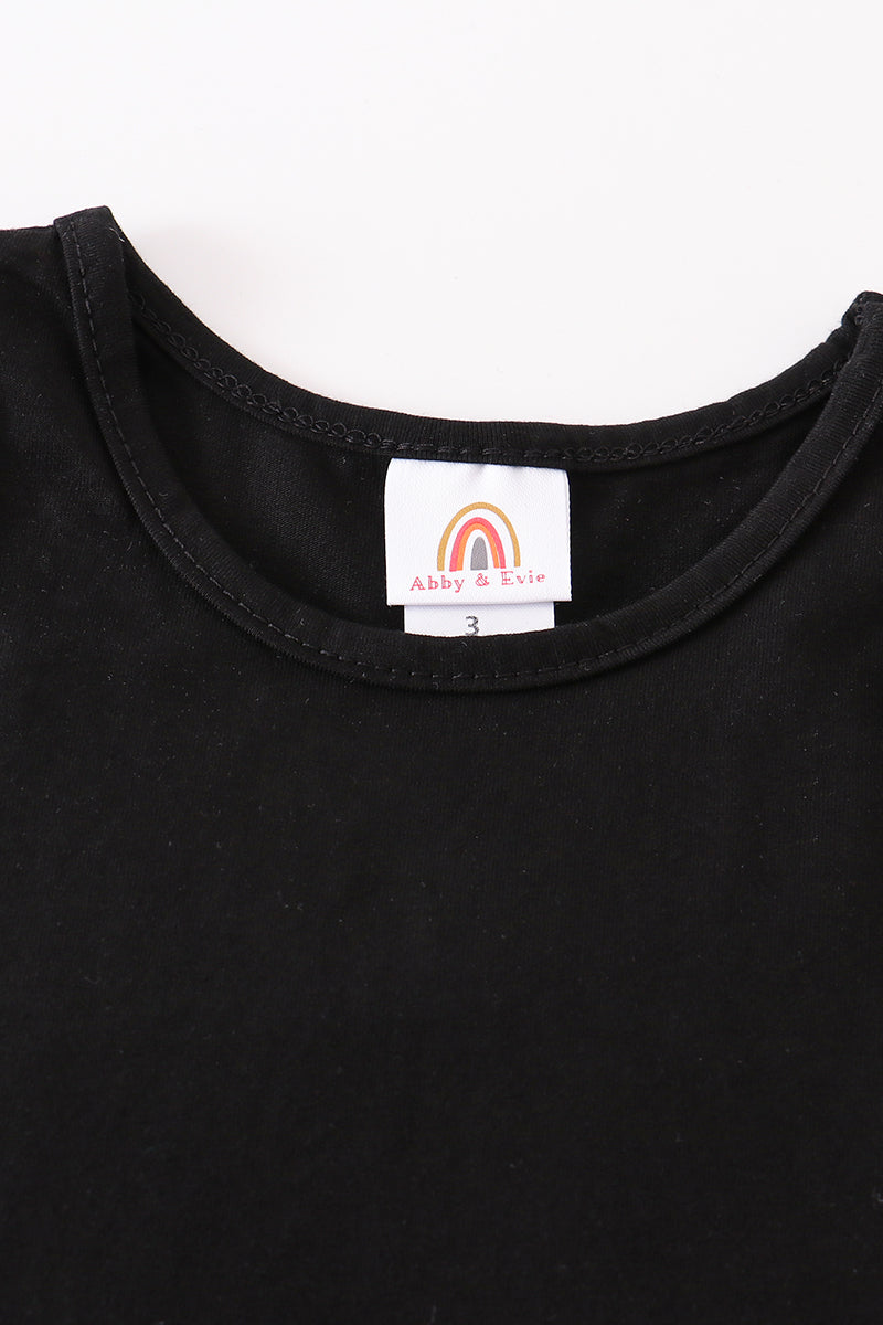 Black blank basic kids teens adult tank top - Giggles with Grace