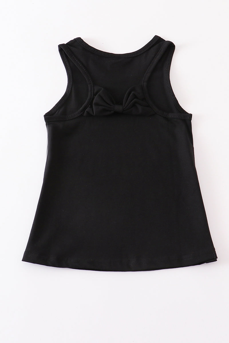 Black blank basic kids teens adult tank top - Giggles with Grace
