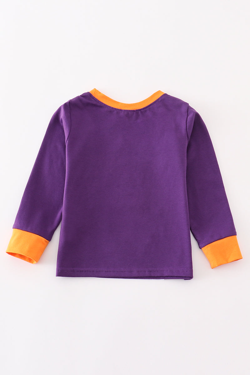Clemson football print boy top - Giggles with Grace