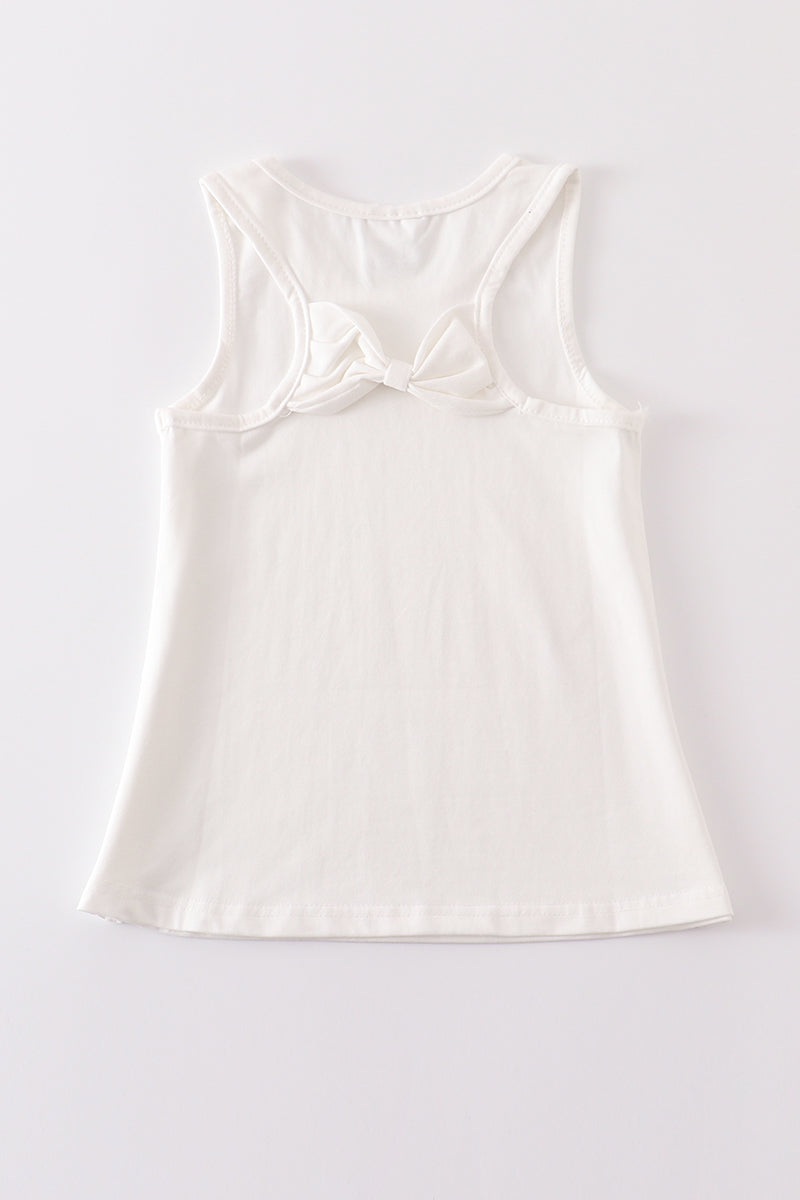 White blank basic kids teens adult tank top - Giggles with Grace