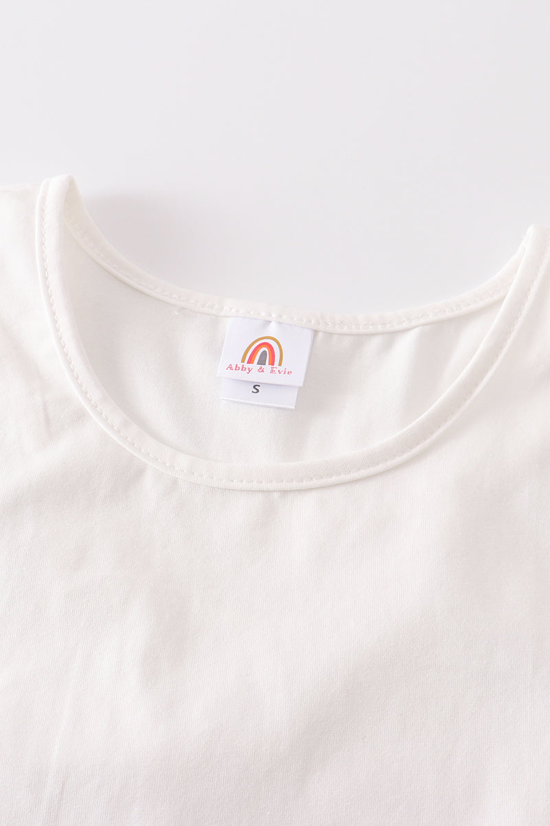 White blank basic kids teens adult tank top - Giggles with Grace