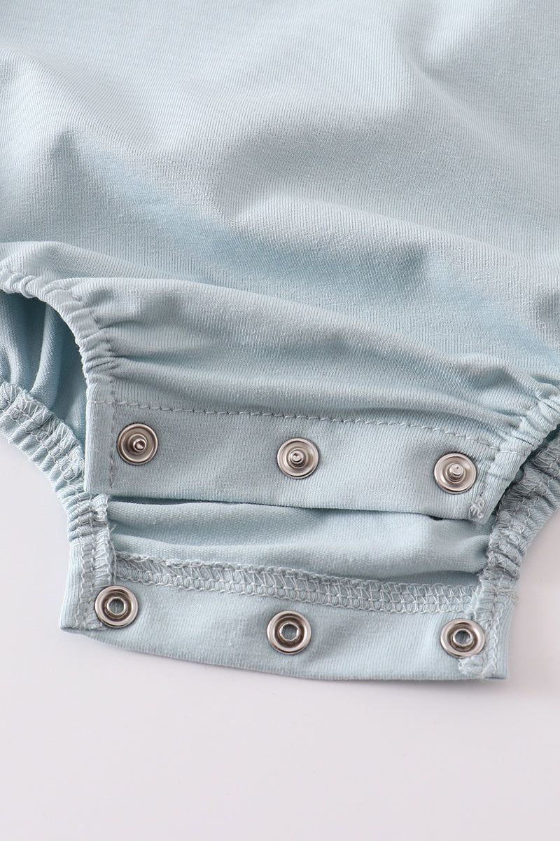 Blue blank basic t-shirt Adult Kids and baby bubble - Giggles with Grace